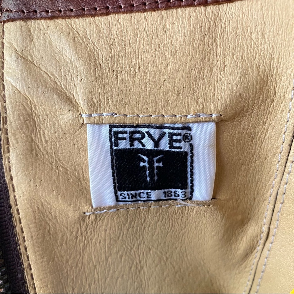 Frye Brown Leather Riding Boots - Picture 5 of 10